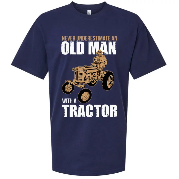 Funny Farmer Farm Tractor Farming Truck Lovers Humor Outfit Sueded Cloud Jersey T-Shirt