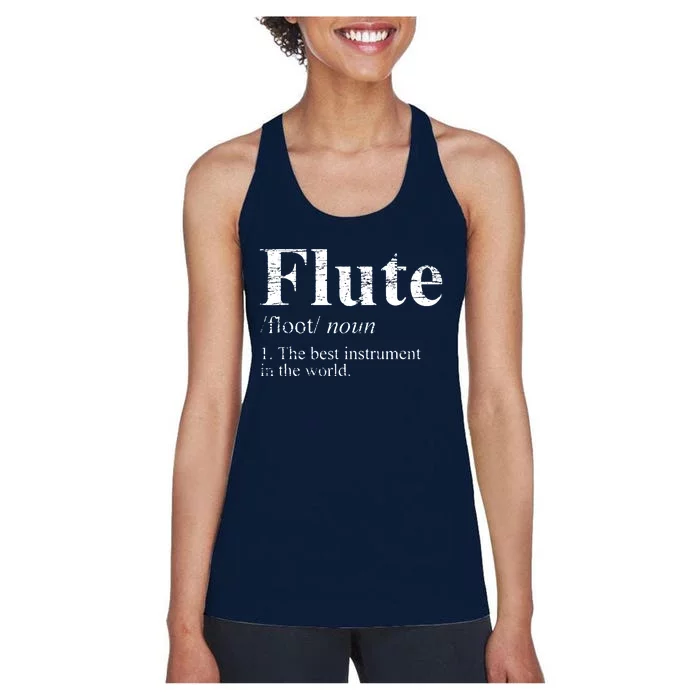 Flute Funny Women's Racerback Tank