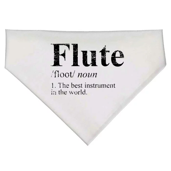 Flute Funny USA-Made Doggie Bandana