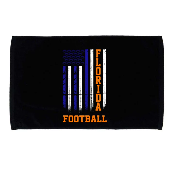 Florida Football Fan American Flag Microfiber Hand Towel