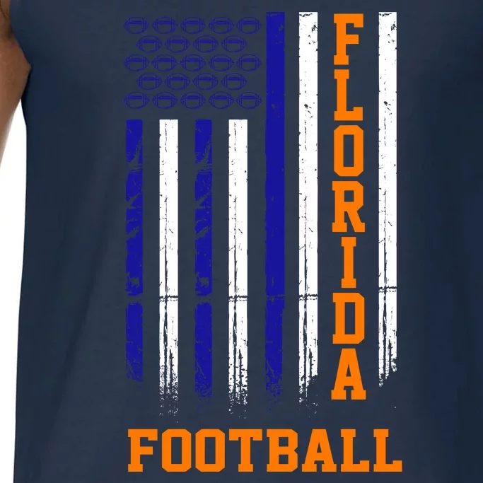 Florida Football Fan American Flag Comfort Colors® Tank Top