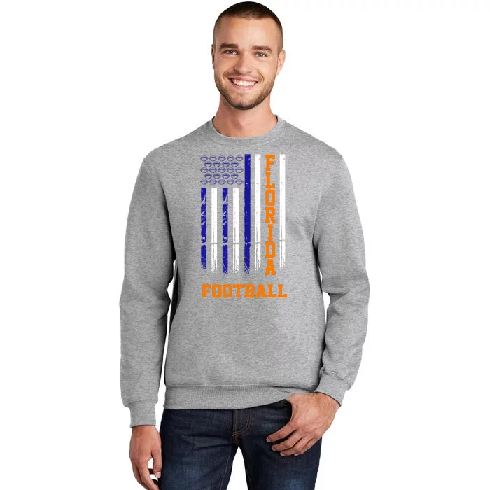 Florida Football Fan American Flag Sweatshirt