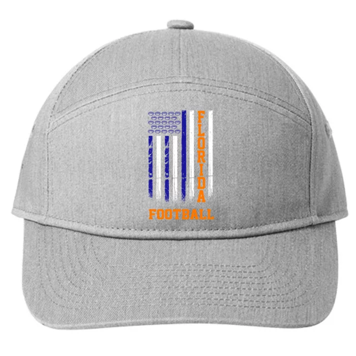 Florida Football Fan American Flag 7-Panel Snapback Hat