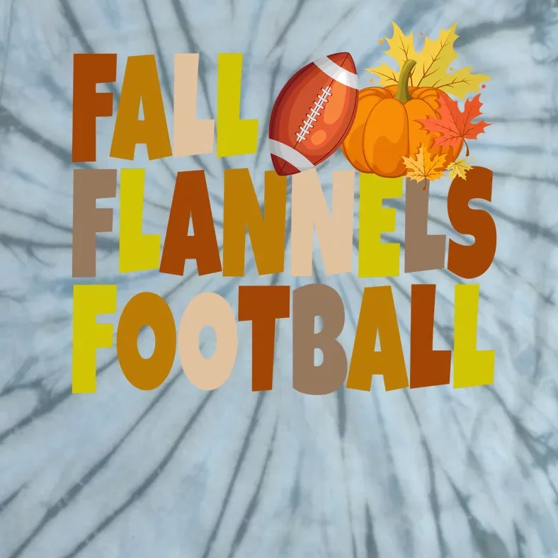 Fall Flannels Football Sport Lover Tie-Dye T-Shirt