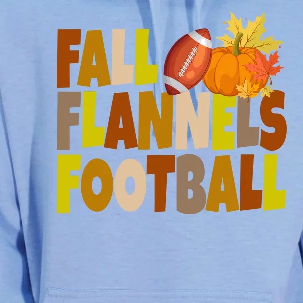 Fall Flannels Football Sport Lover Unisex Surf Hoodie