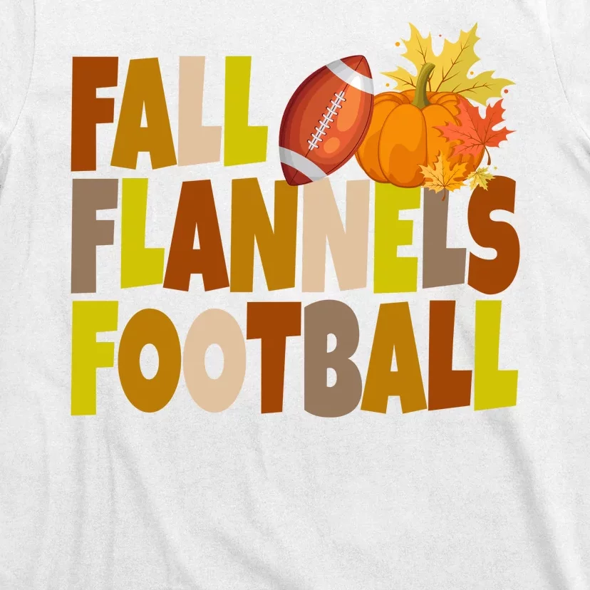 Fall Flannels Football Sport Lover T-Shirt