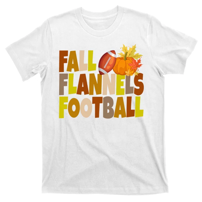 Fall Flannels Football Sport Lover T-Shirt