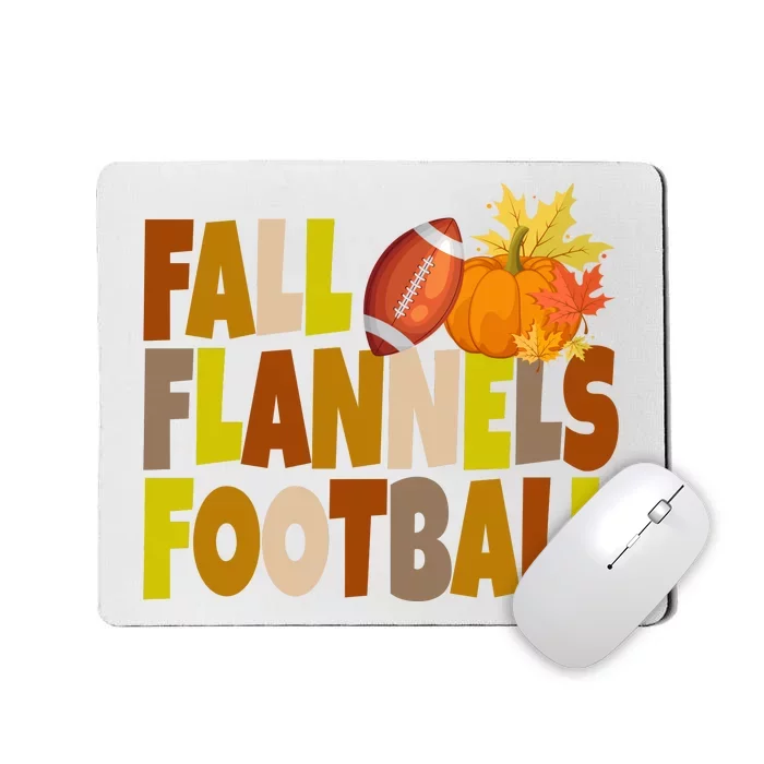 Fall Flannels Football Sport Lover Mousepad