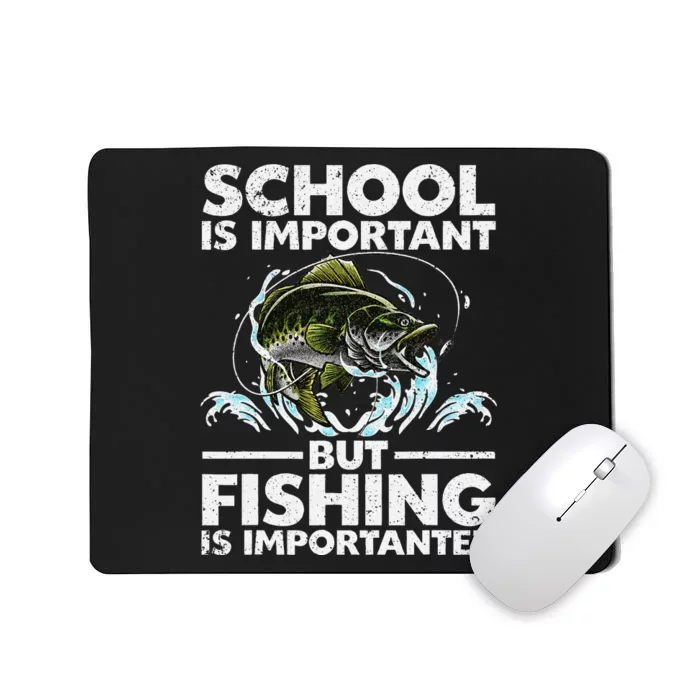 Funny Fishing Fish Saying Bass Fisherman Mousepad