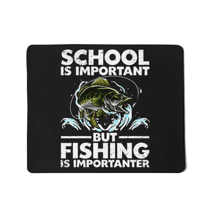 Funny Fishing Fish Saying Bass Fisherman Mousepad