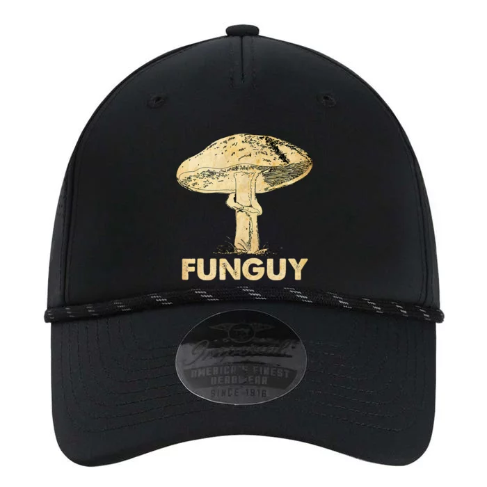 Funguy Funny Fungi Fungus Mushroom Men Funny Guy Vintage Performance The Dyno Cap