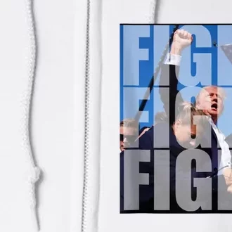 Fight Fight Fight For Donald Trump 2024 Usa Election Voting Full Zip Hoodie