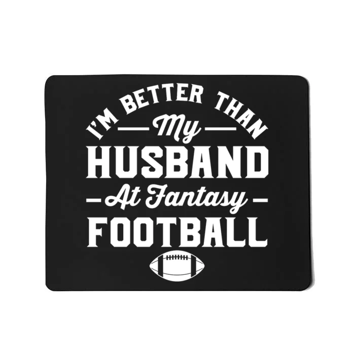 Funny Fantasy Football Statement Mousepad