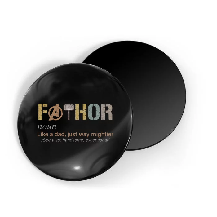 Fathor Funny Fathor Definition Funny Father's Day Magnet