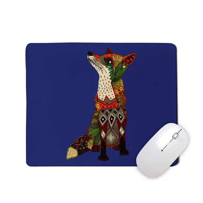 Floral Fox Mousepad