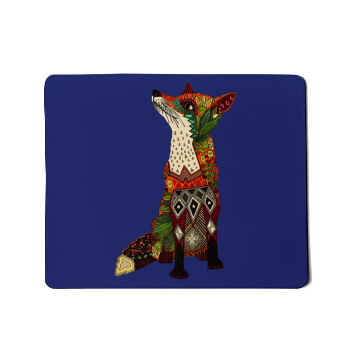 Floral Fox Mousepad