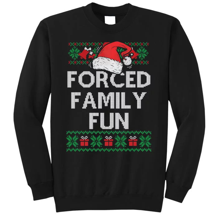 Forced Family Fun Funny Christmas Sweatshirt