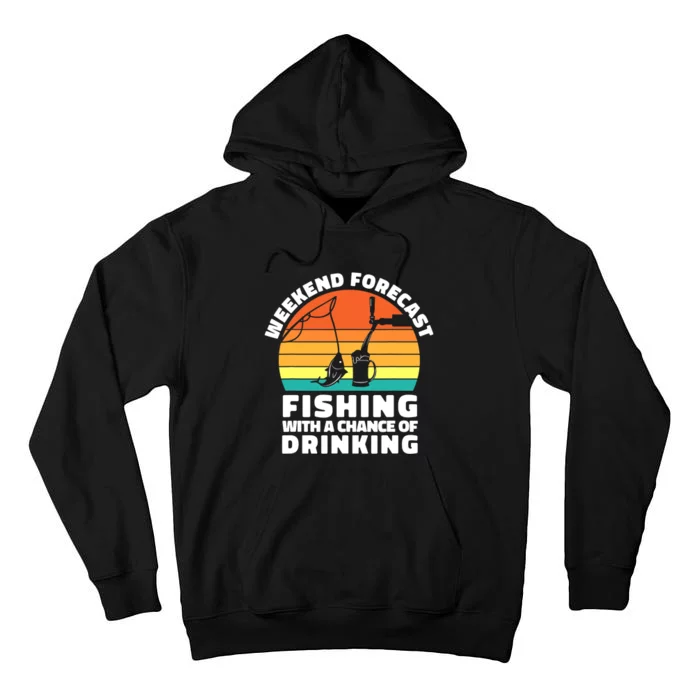 Fisherman for  Fishing ' Drinking Grandpa Dad Tall Hoodie