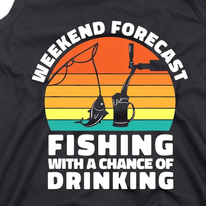 Fisherman for  Fishing ' Drinking Grandpa Dad Tank Top