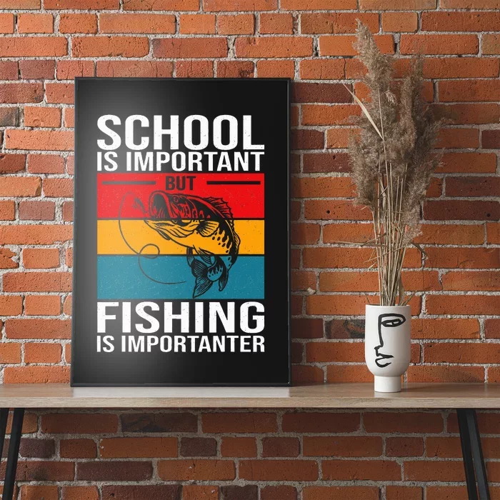 Funny Fishing For Fish Saying Bass Fisherman Poster