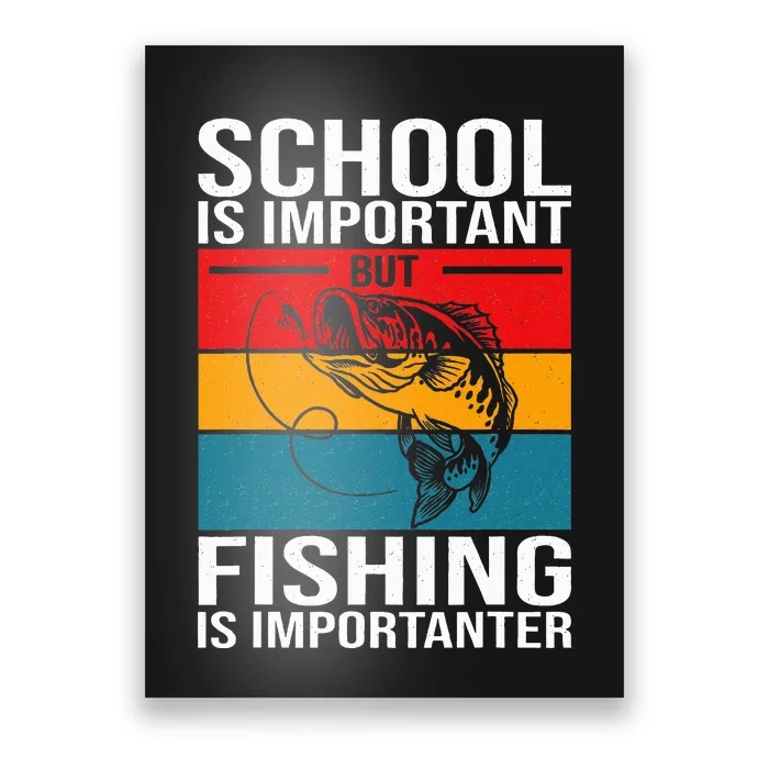 Funny Fishing For Fish Saying Bass Fisherman Poster