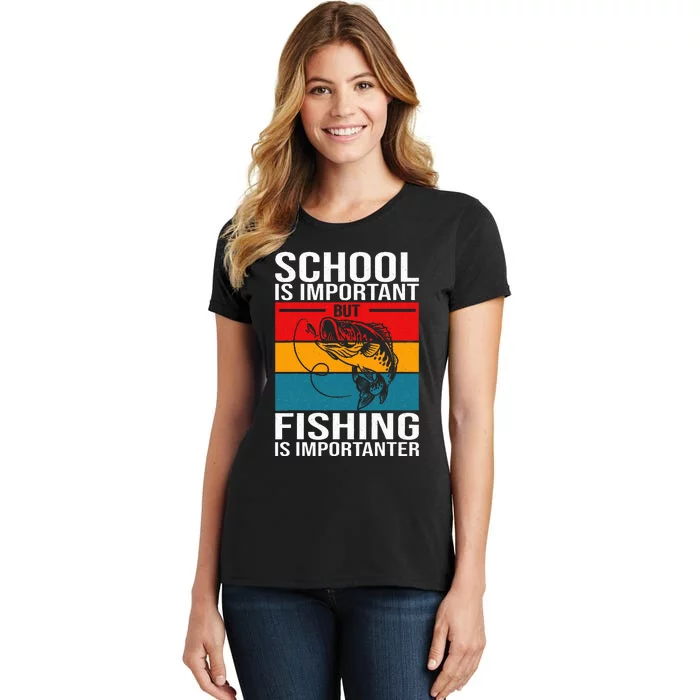 Funny Fishing For Fish Saying Bass Fisherman Women's T-Shirt