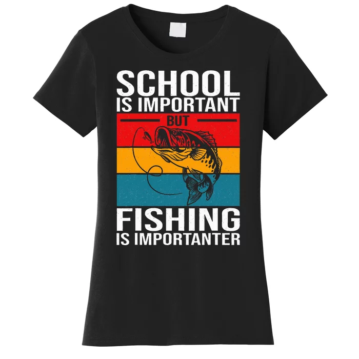 Funny Fishing For Fish Saying Bass Fisherman Women's T-Shirt