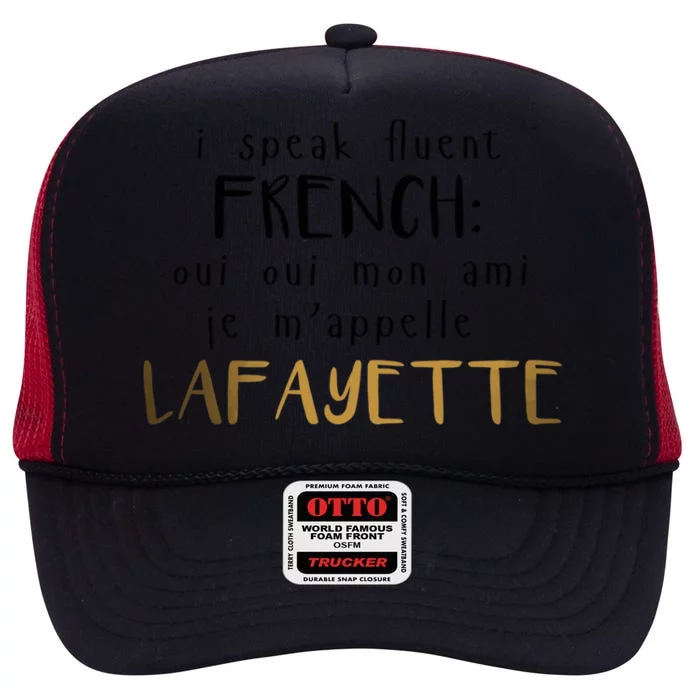 Fluent French High Crown Mesh Trucker Hat