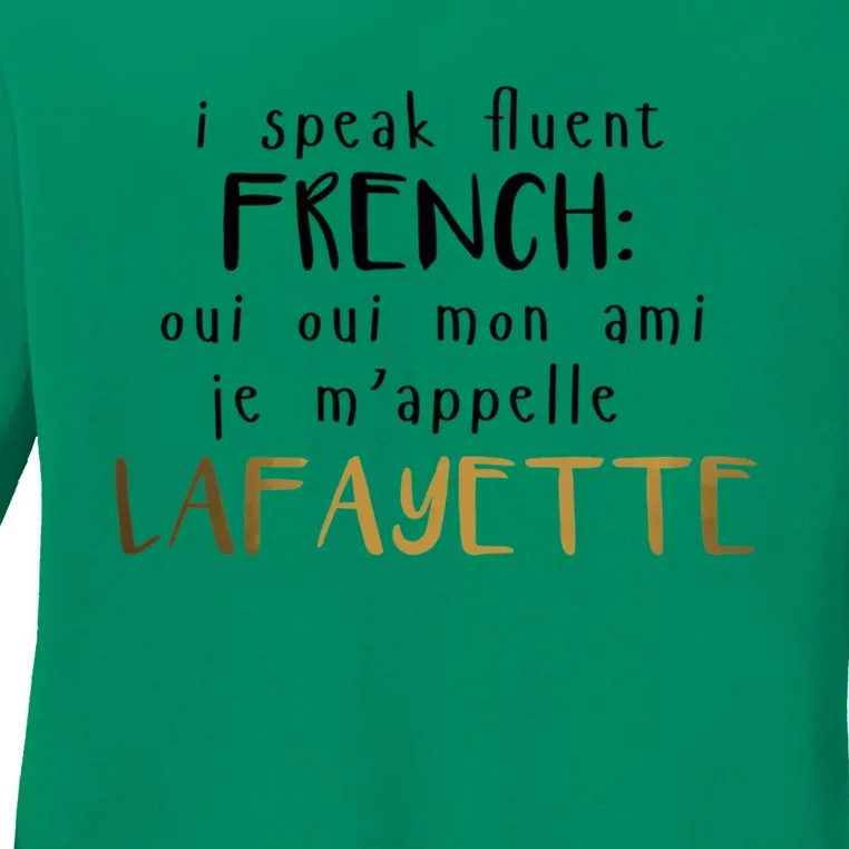 Fluent French Ladies Long Sleeve Shirt