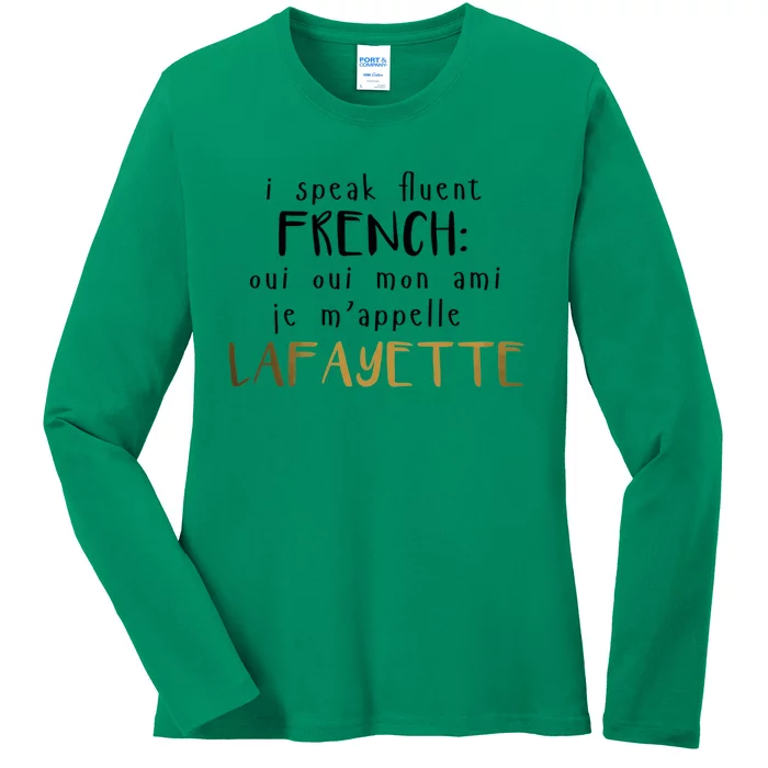 Fluent French Ladies Long Sleeve Shirt