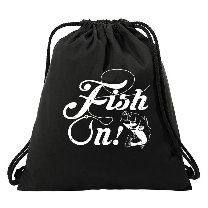 Funny Fishing Drawstring Bag