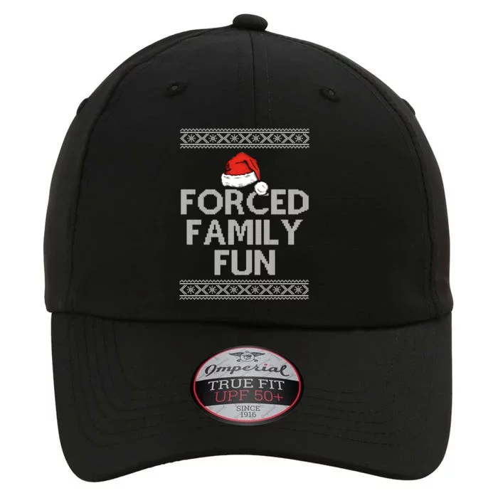 Forced Family Fun Funny Ugly Christmas Holiday The Original Performance Cap