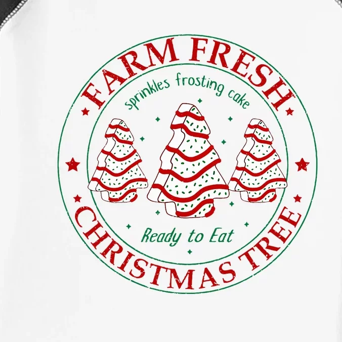 Funny Farm Fresh Christmas Tree Cakes Family Xmas Pajamas Infant Baby Jersey Bodysuit