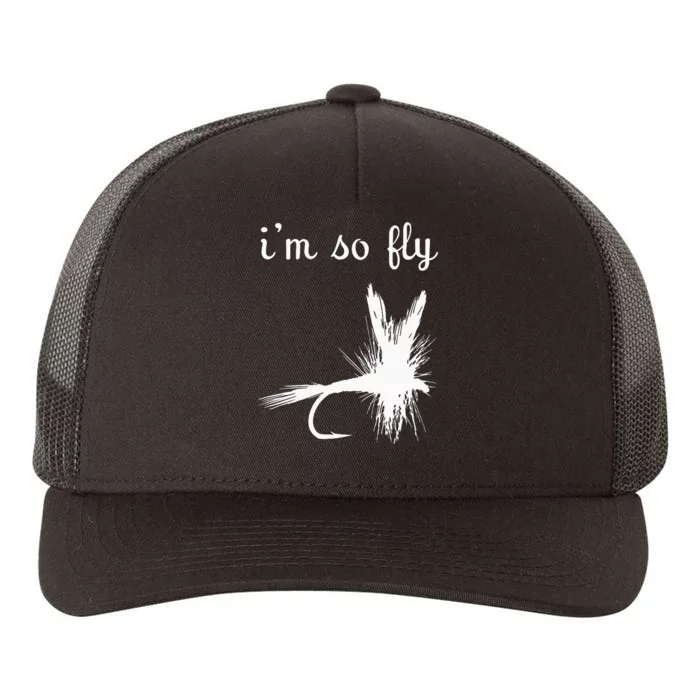 Fly Funny Fishing Yupoong Adult 5-Panel Trucker Hat