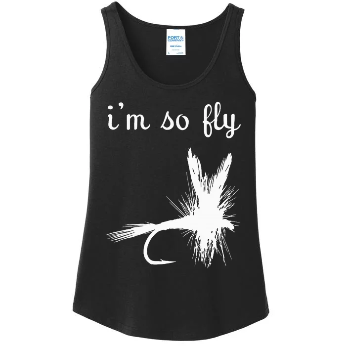 Fly Funny Fishing Ladies Essential Tank