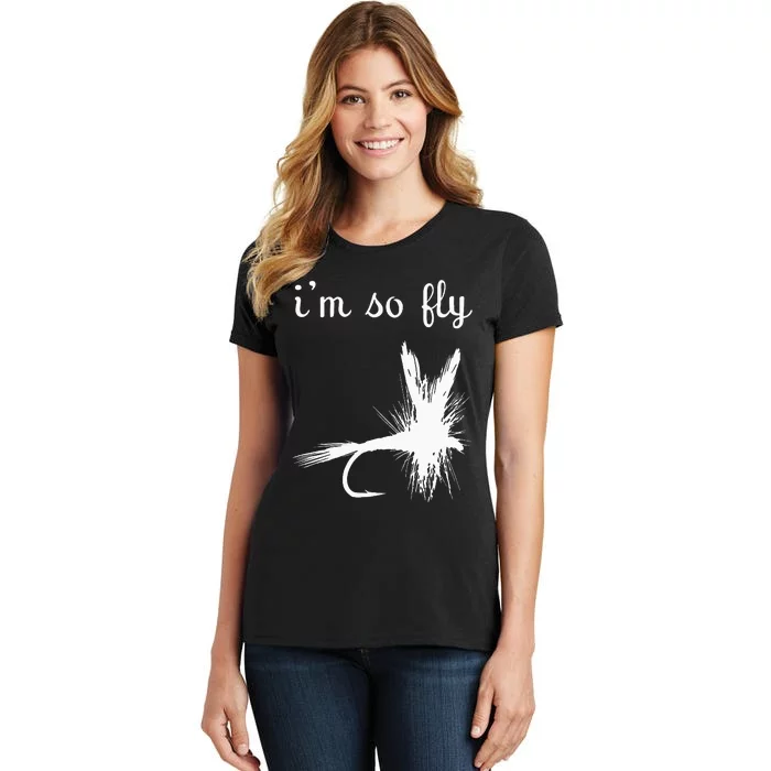 Fly Funny Fishing Women's T-Shirt