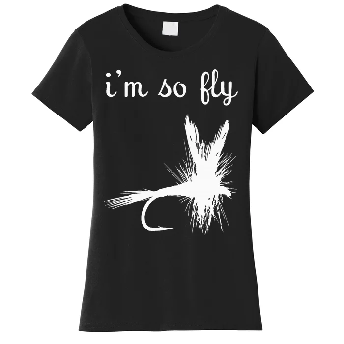 Fly Funny Fishing Women's T-Shirt