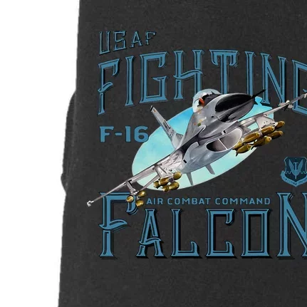 Fighting Falcon F16 Doggie 3-End Fleece Hoodie