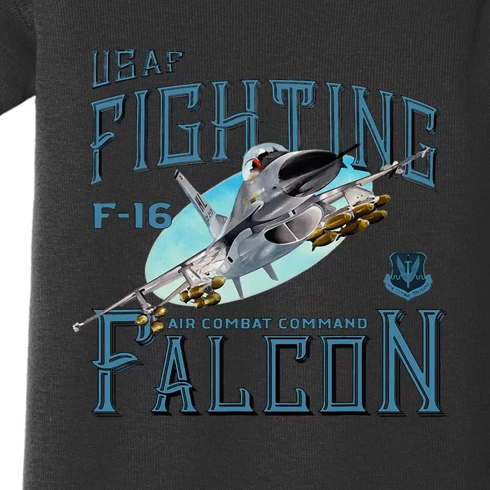 Fighting Falcon F16 Baby Bodysuit