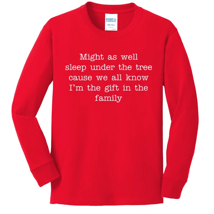 Funny Family Favorite Child Christmas Gift Meme Kids Long Sleeve Shirt