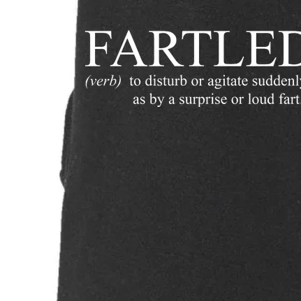 Fartled Funny Fart Definition Doggie 3-End Fleece Hoodie