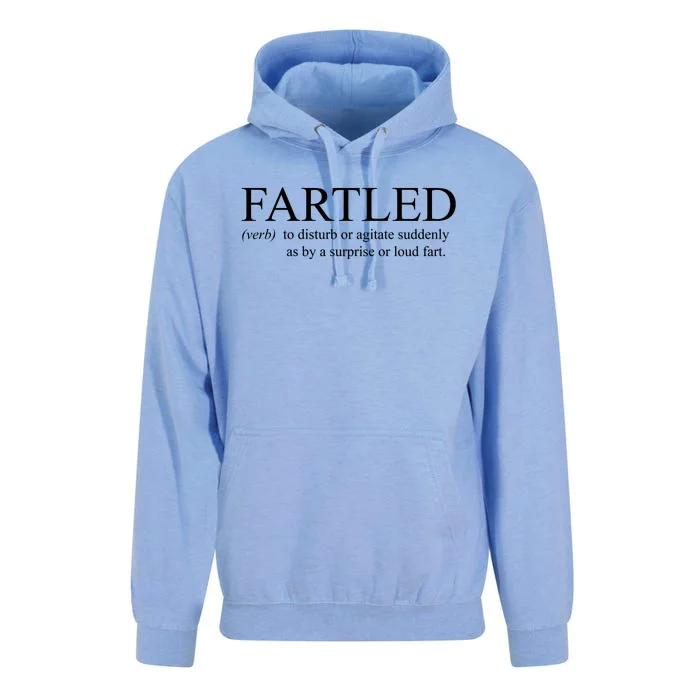 Fartled Funny Fart Definition Unisex Surf Hoodie