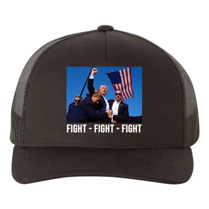 Fight Fight Fight Donald Trump Rally You Missed Proud American Usa Election Yupoong Adult 5-Panel Trucker Hat