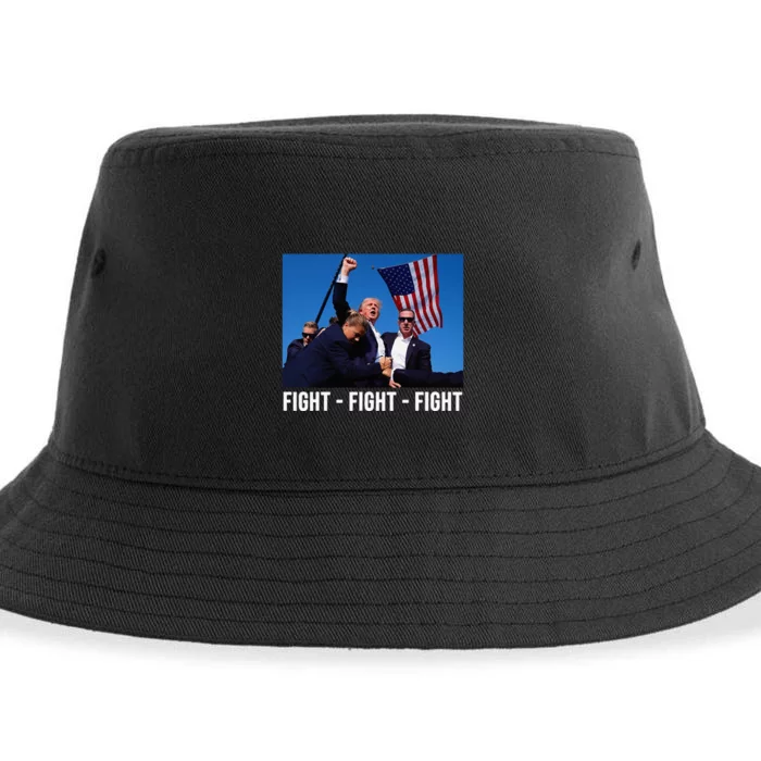 Fight Fight Fight Donald Trump Rally You Missed Proud American Usa Election Sustainable Bucket Hat