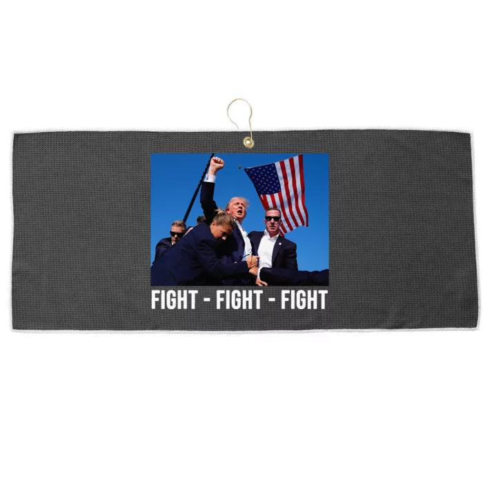 Fight Fight Fight Donald Trump Rally You Missed Proud American Usa Election Large Microfiber Waffle Golf Towel