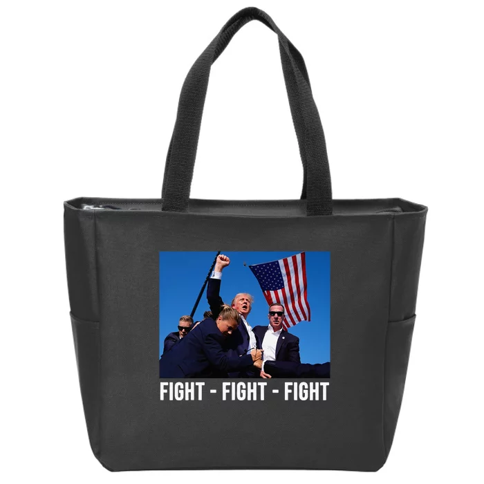 Fight Fight Fight Donald Trump Rally You Missed Proud American Usa Election Zip Tote Bag