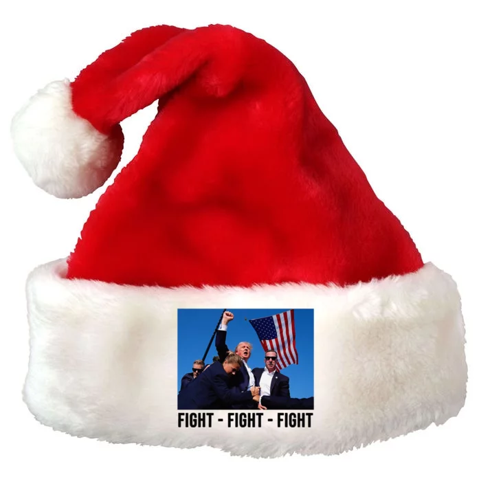 Fight Fight Fight Donald Trump Rally You Missed Proud American Usa Election Premium Christmas Santa Hat