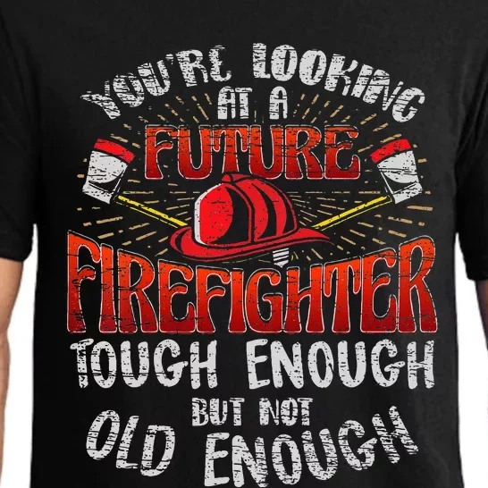 Future Firefighter Funny Pajama Set