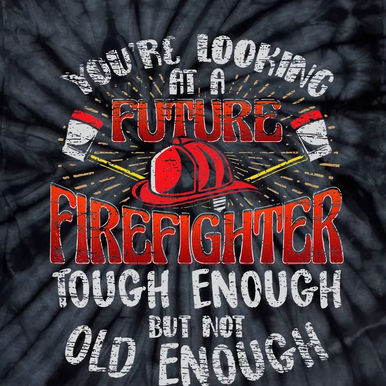 Future Firefighter Funny Tie-Dye T-Shirt