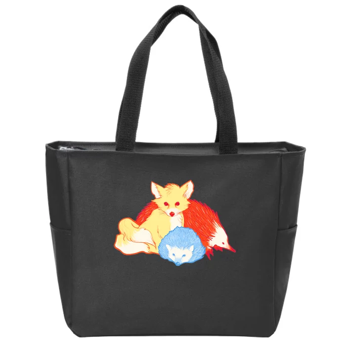 Fast Friends Zip Tote Bag